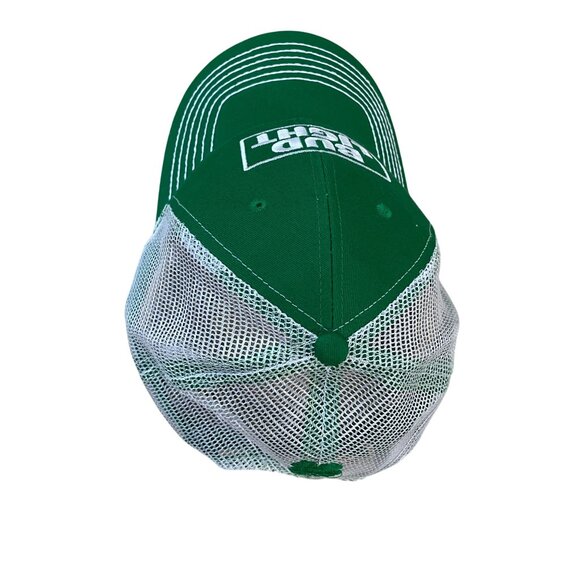 Bud Light Green & White Trucker Hat With Shamrock Patch - Picture 2 of 5